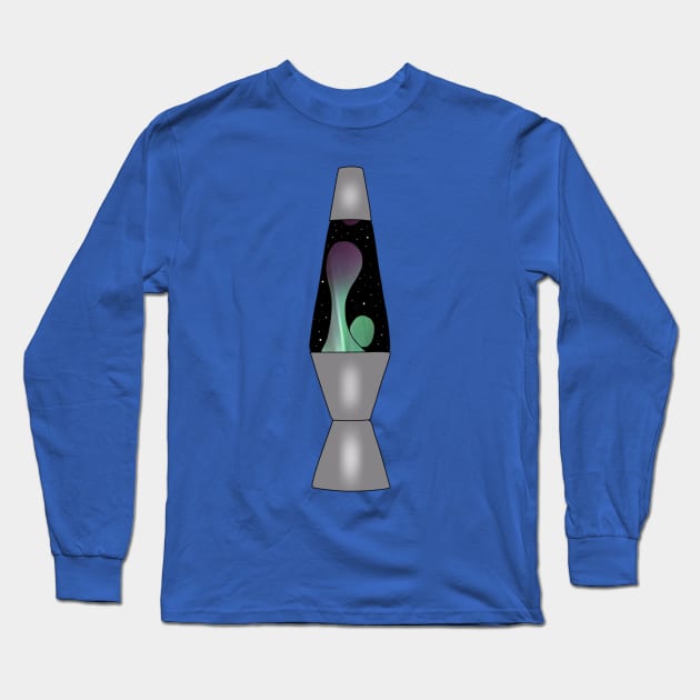 Galaxy lava lamp Long Sleeve T-Shirt by bowtie_fighter